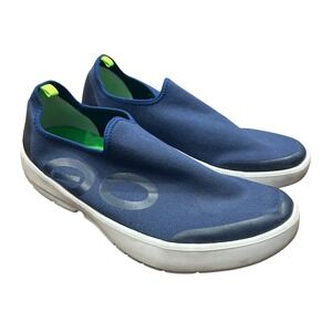 OOFOS OOmg Eezee Mens Size 11 EU 44 Navy‎ Blue Comfort Recovery Slip On Shoes